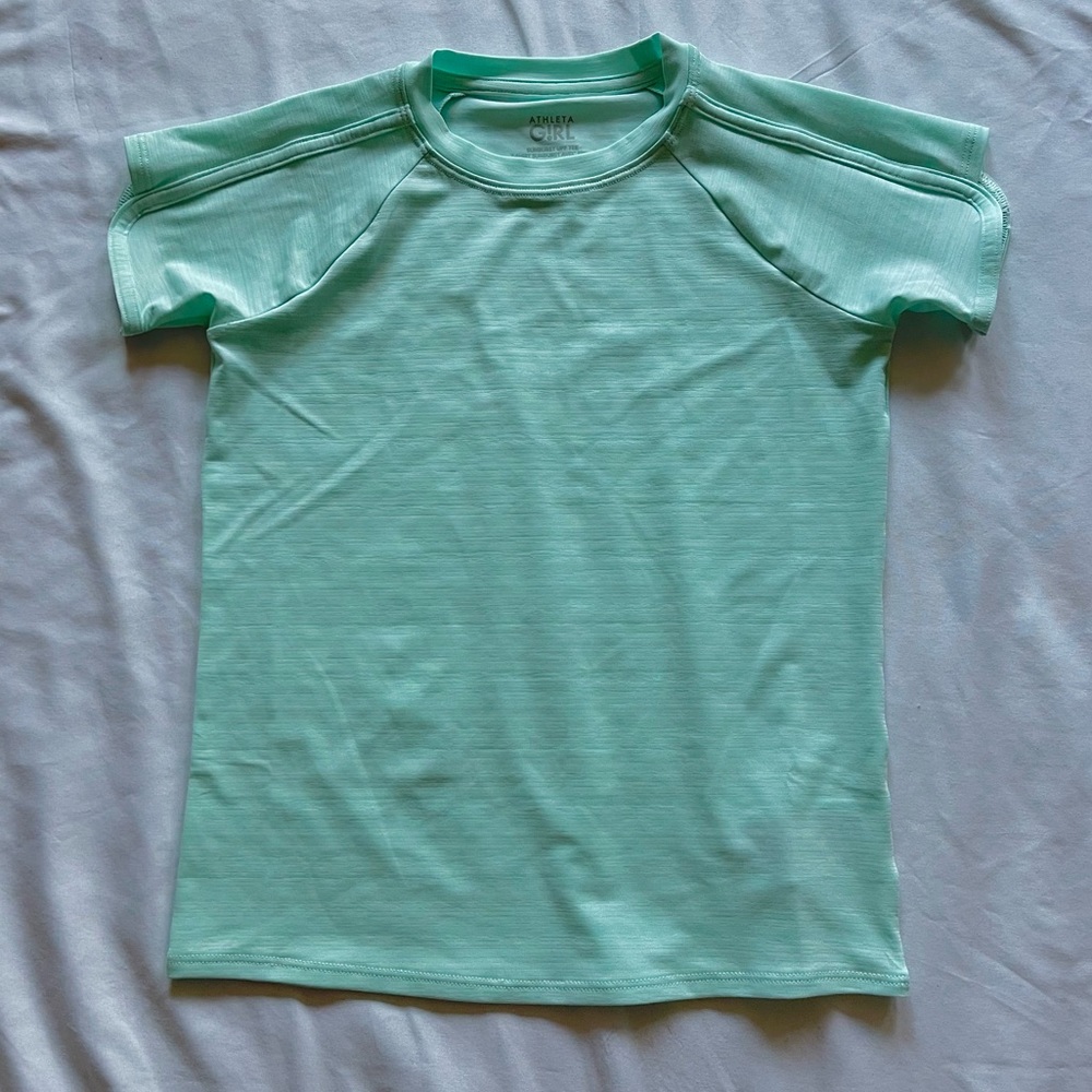 Athleta Girl Sunburst UPF Tee Sz 6 XS